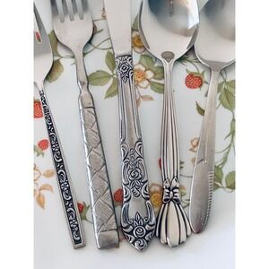 Vintage Mismatched Flatware Sets—Service for 8 (40 pieces)